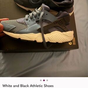 Kids Blue and Black Athletic Shoes